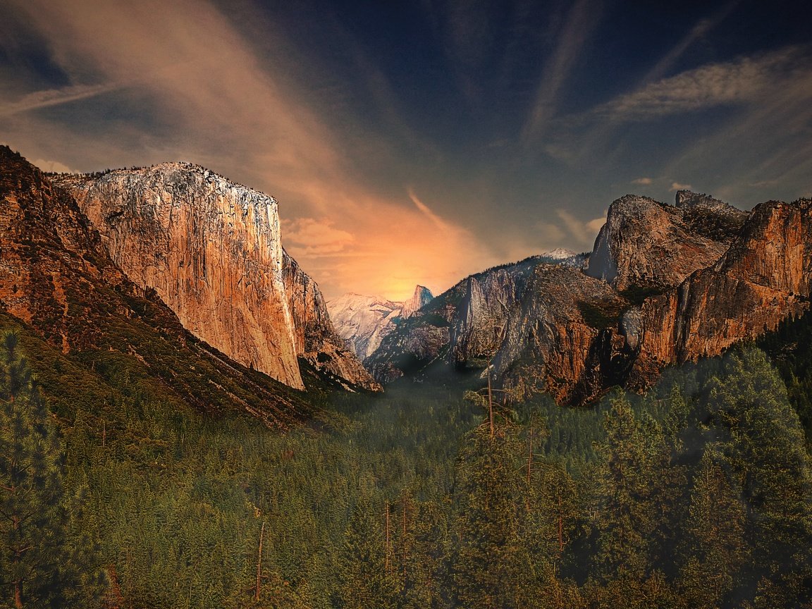 Обои горы, природа, йосемитский национальный парк, mountains, nature, yosemite national park разрешение 3699x2286 Загрузить