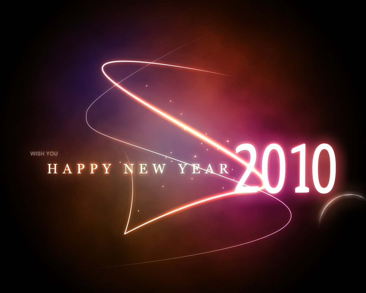 Обои новый год, 2010, glowing 2010, с новым годом, new year, happy new year разрешение 1920x1200 Загрузить