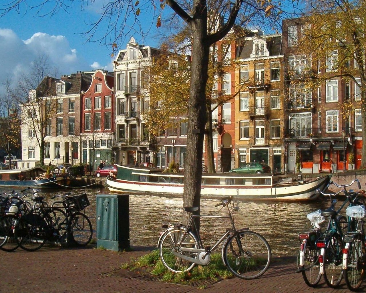 Обои набережная, велосипеды, амстердам, promenade, bikes, amsterdam разрешение 1920x1200 Загрузить