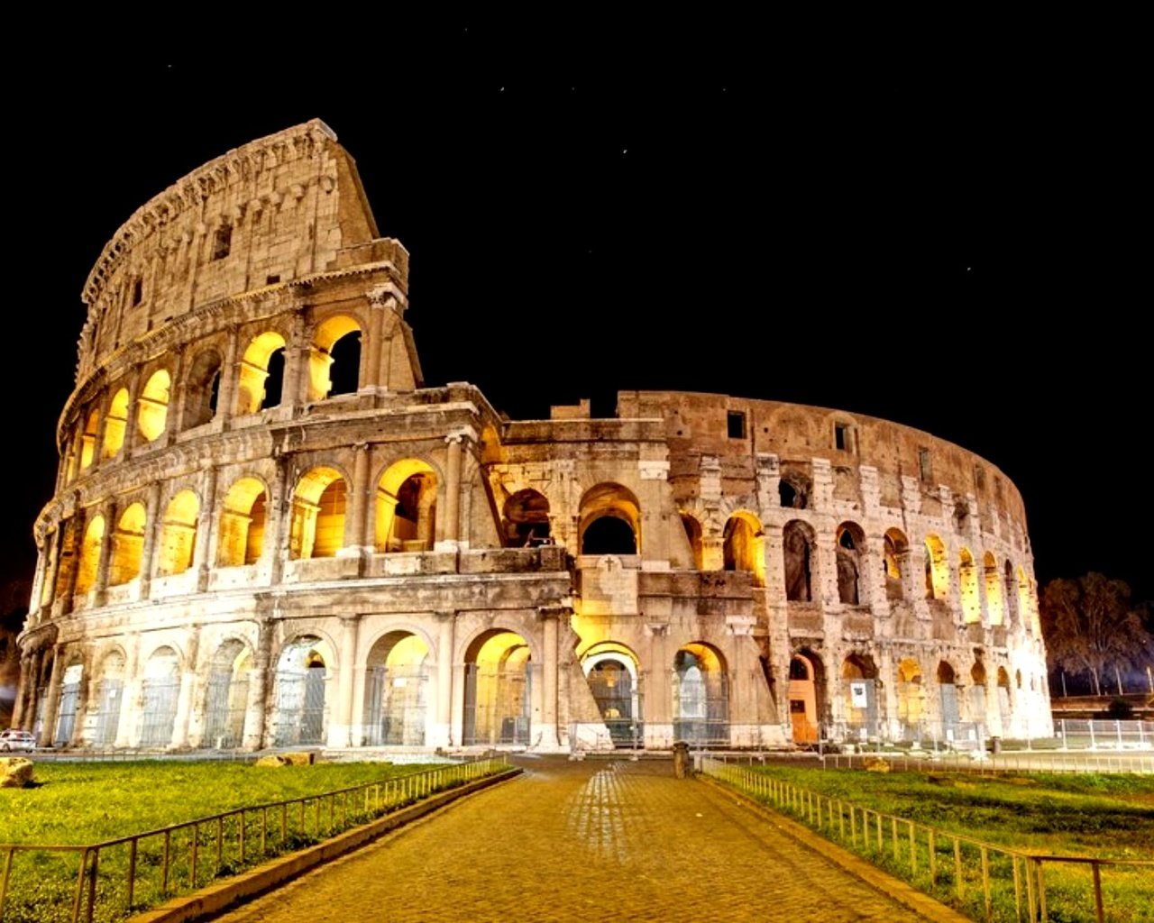 Обои ночь, италия, колизей, рим, night, italy, colosseum, rome разрешение 2000x1284 Загрузить