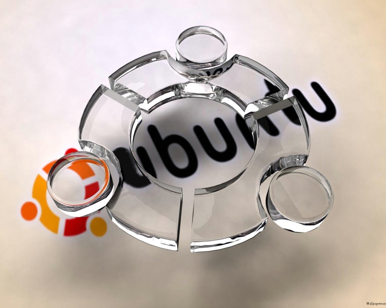 Обои ubuntu в стекле лого, ubuntu glass logo разрешение 1984x1488 Загрузить