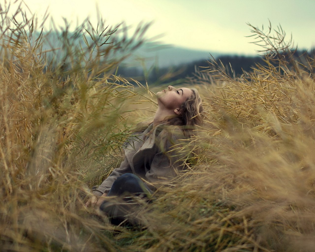 Сон жито. Фотосессия в поле. Фотосессия на траве. Фотосессия в высокой траве. Девушка в высокой траве.