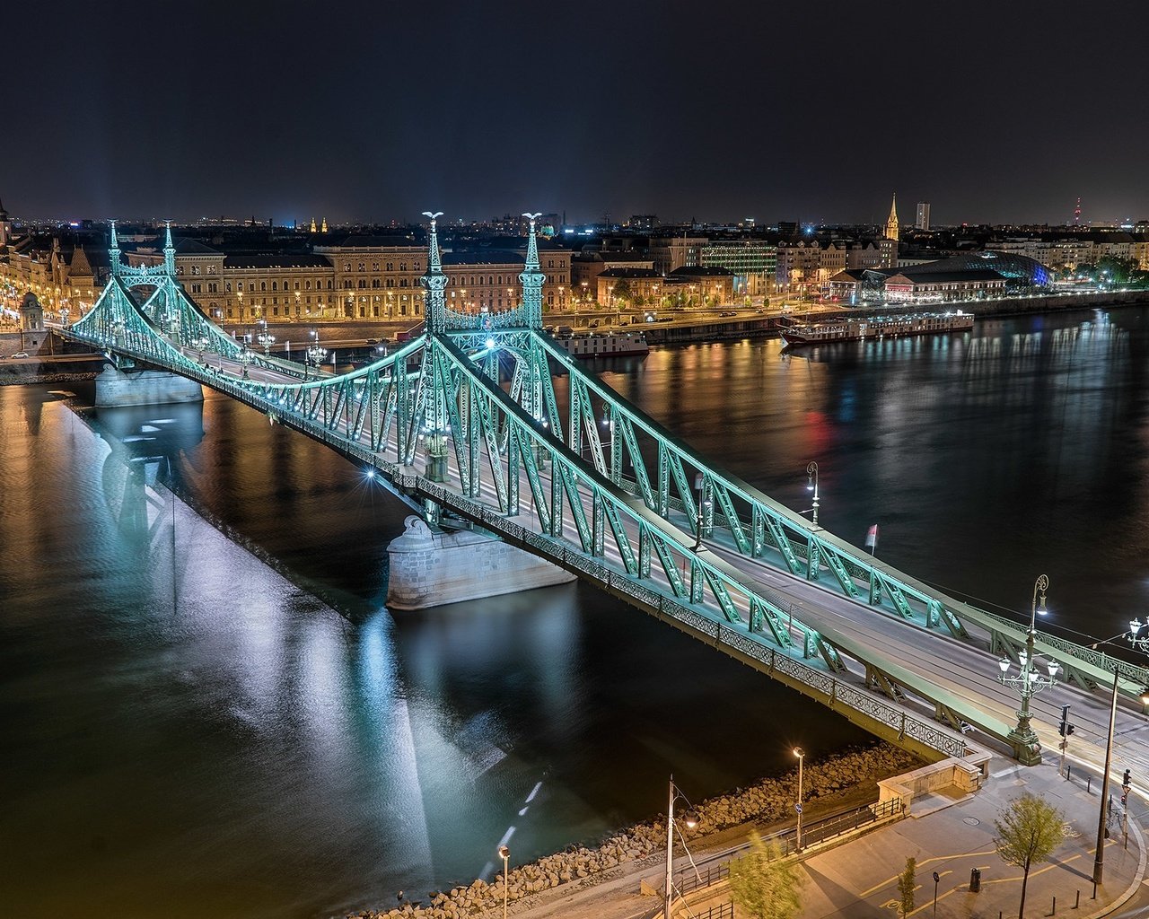 Обои ночь, фото, будапешт, мост свободы, night, photo, budapest, liberty bridge разрешение 2048x1365 Загрузить