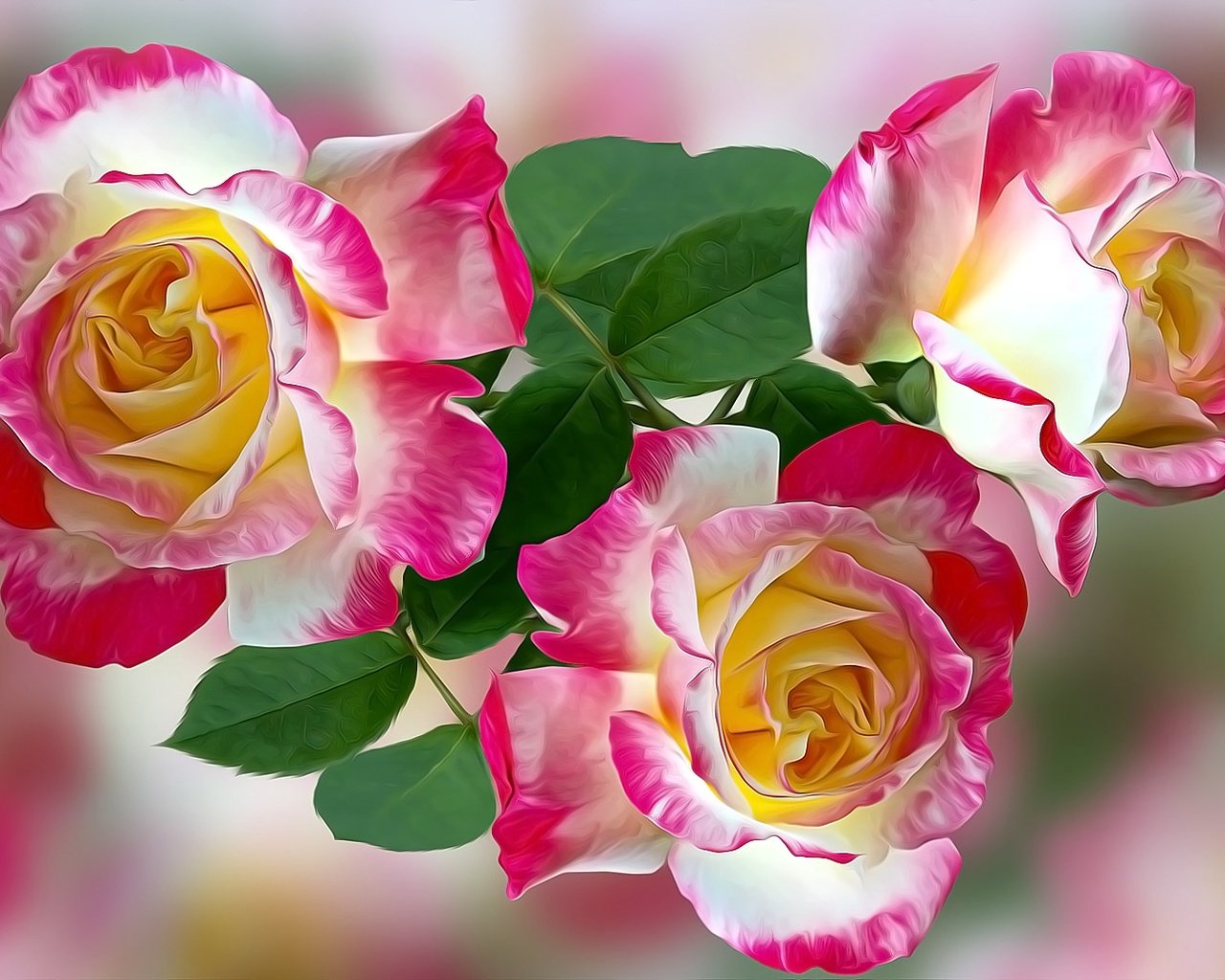 Обои цветы, листья, розы, лепестки, боке, flowers, leaves, roses, petals, bokeh разрешение 1920x1080 Загрузить