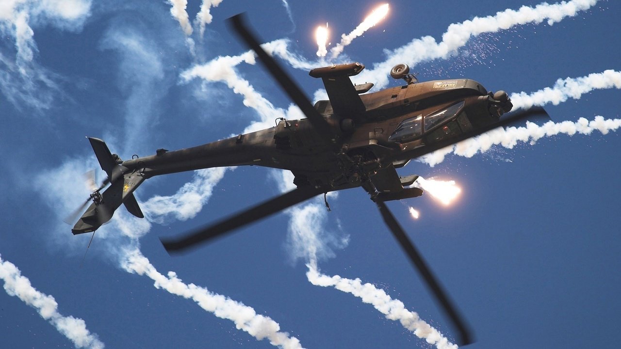 Обои дым, вертолет, тепловые ловушки, smoke, helicopter, flares разрешение 1920x1200 Загрузить
