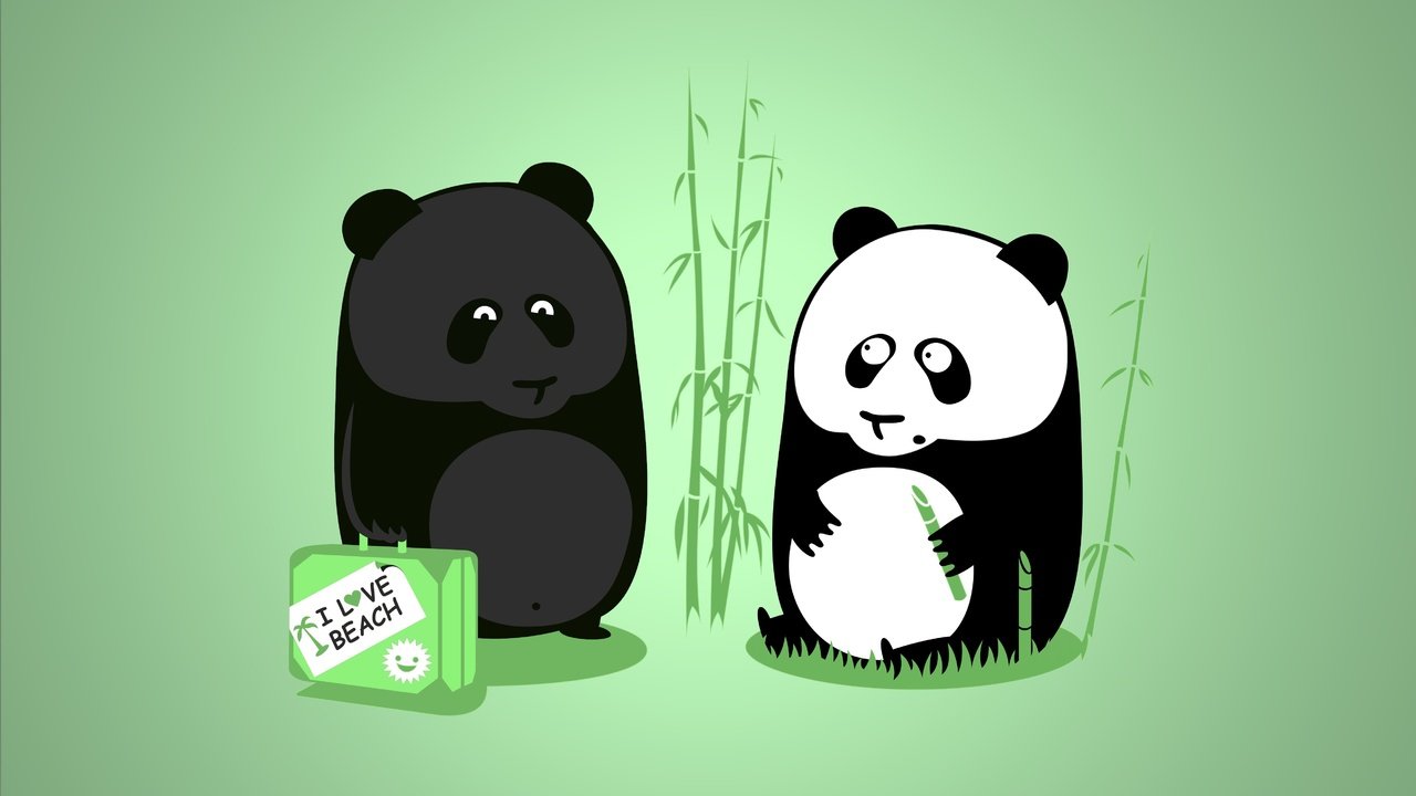 Обои панда, zagar, otpusk, panda разрешение 4963x3509 Загрузить