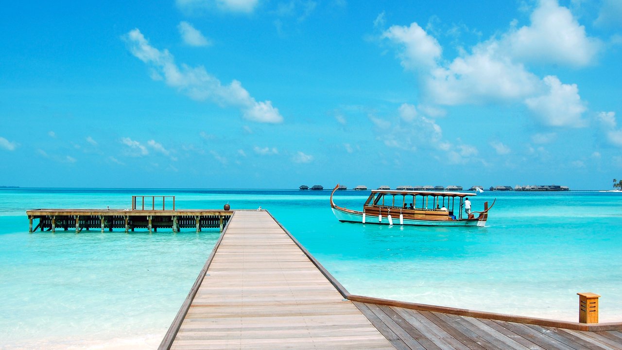 Обои море, пляж, лодка, остров, тропики, мальдивы, sea, beach, boat, island, tropics, the maldives разрешение 3008x2000 Загрузить