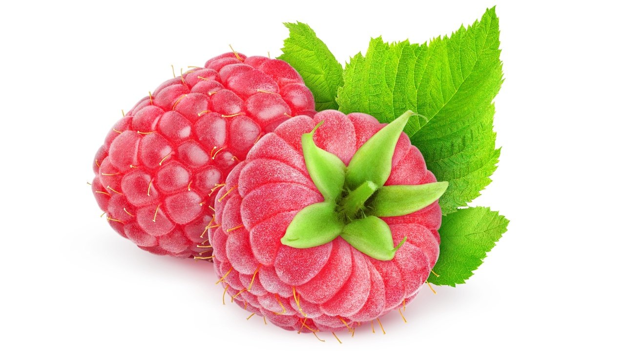 Обои малина, ягода, белое, красное, зеленое, малиновое, raspberry, berry, white, red, green разрешение 2560x1600 Загрузить