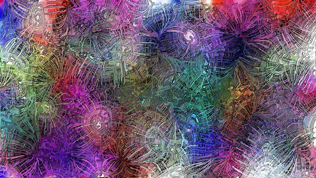 Обои абстракция, фон, узор, цвет, фейерверк, компьютерная графика, abstraction, background, pattern, color, fireworks, computer graphics разрешение 2048x1152 Загрузить