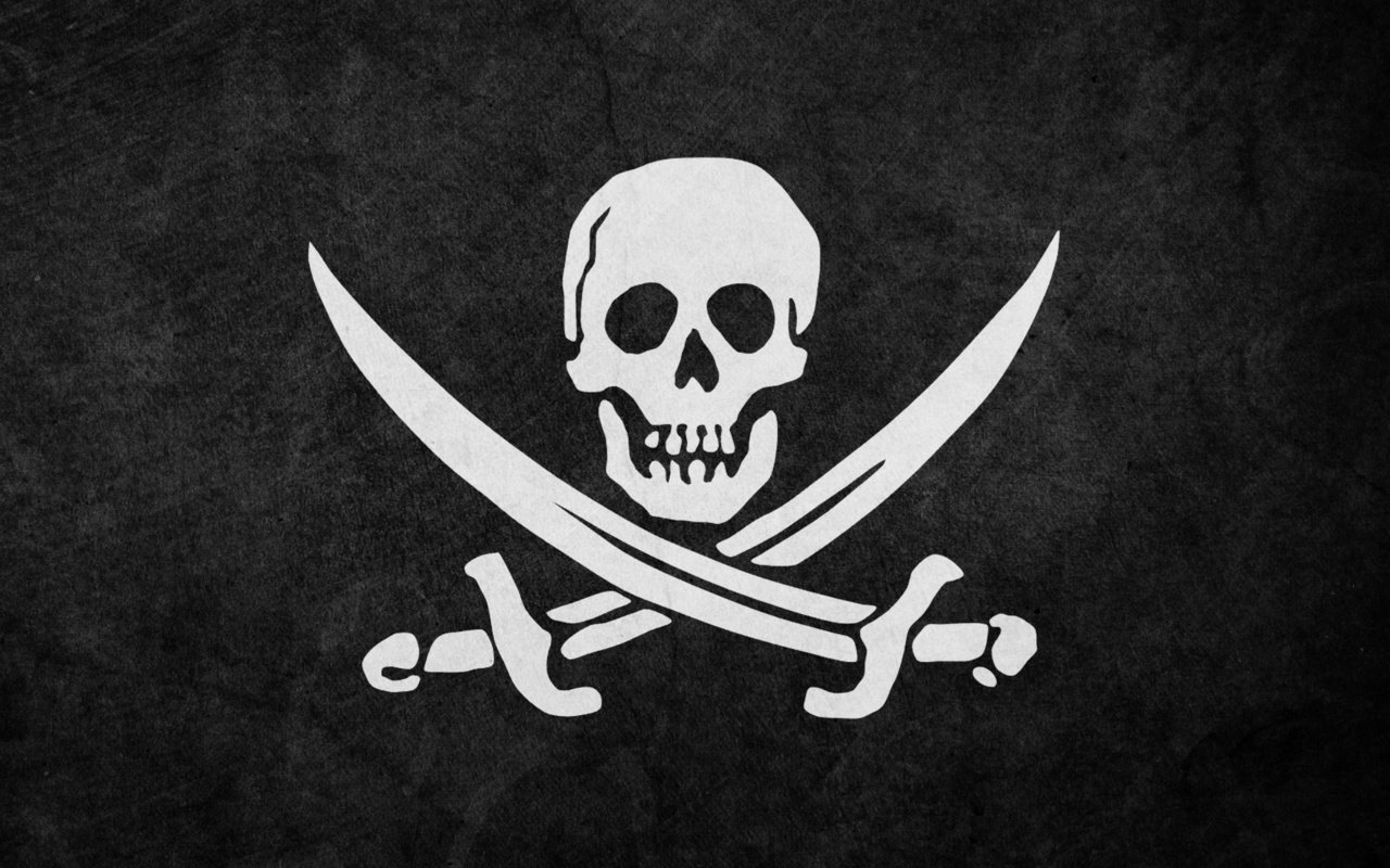 Обои череп, пираты, пиратский флаг, корсары, черный флаг, пиратка, skull, pirates, pirate flag, corsairs, black flag разрешение 1920x1200 Загрузить