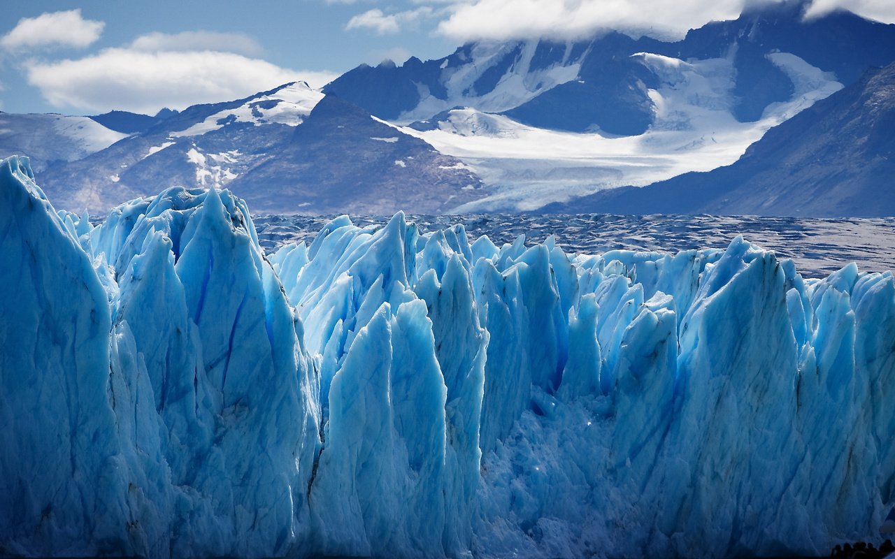 Обои горы, ледник, mountains, glacier разрешение 3453x2182 Загрузить