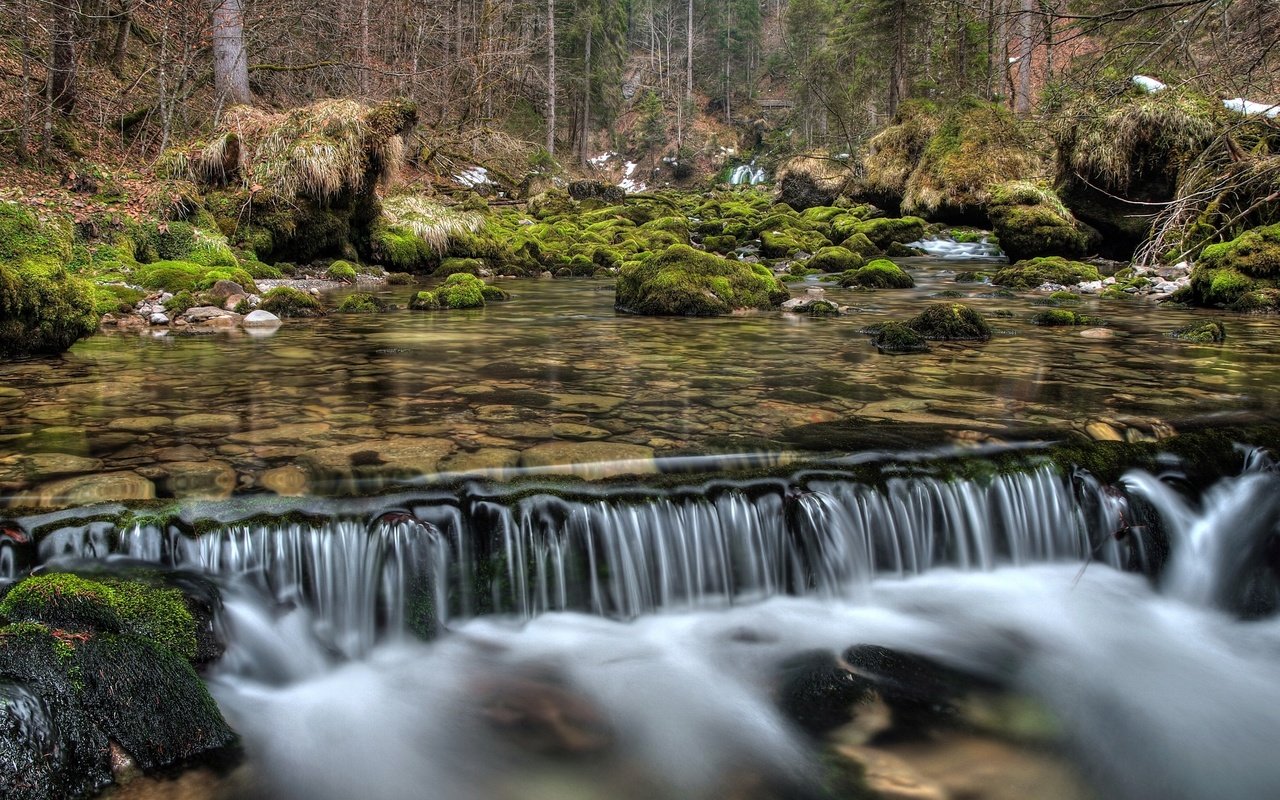 Обои вода, река, природа, водопад, поток, валуны, water, river, nature, waterfall, stream, boulders разрешение 3072x2048 Загрузить