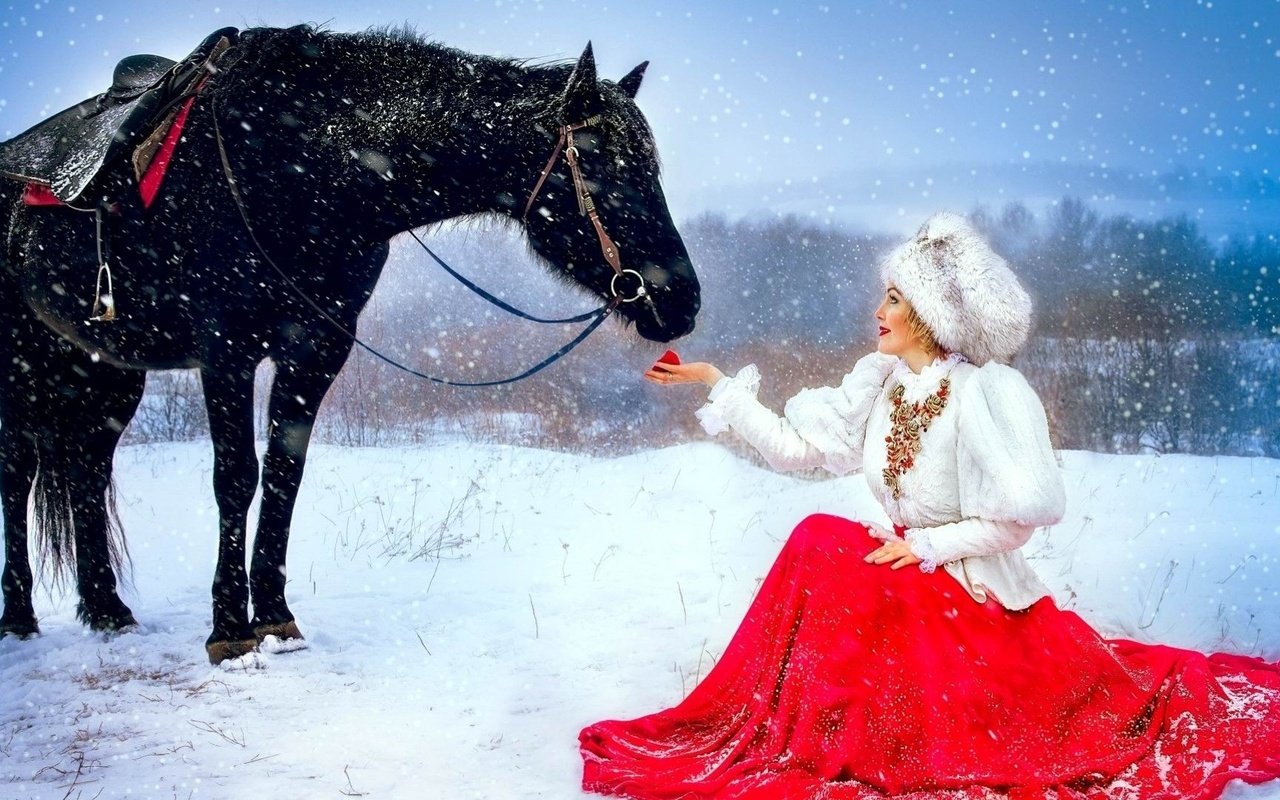 Обои девушка, конь, зама, girl, horse, deputy разрешение 1920x1080 Загрузить