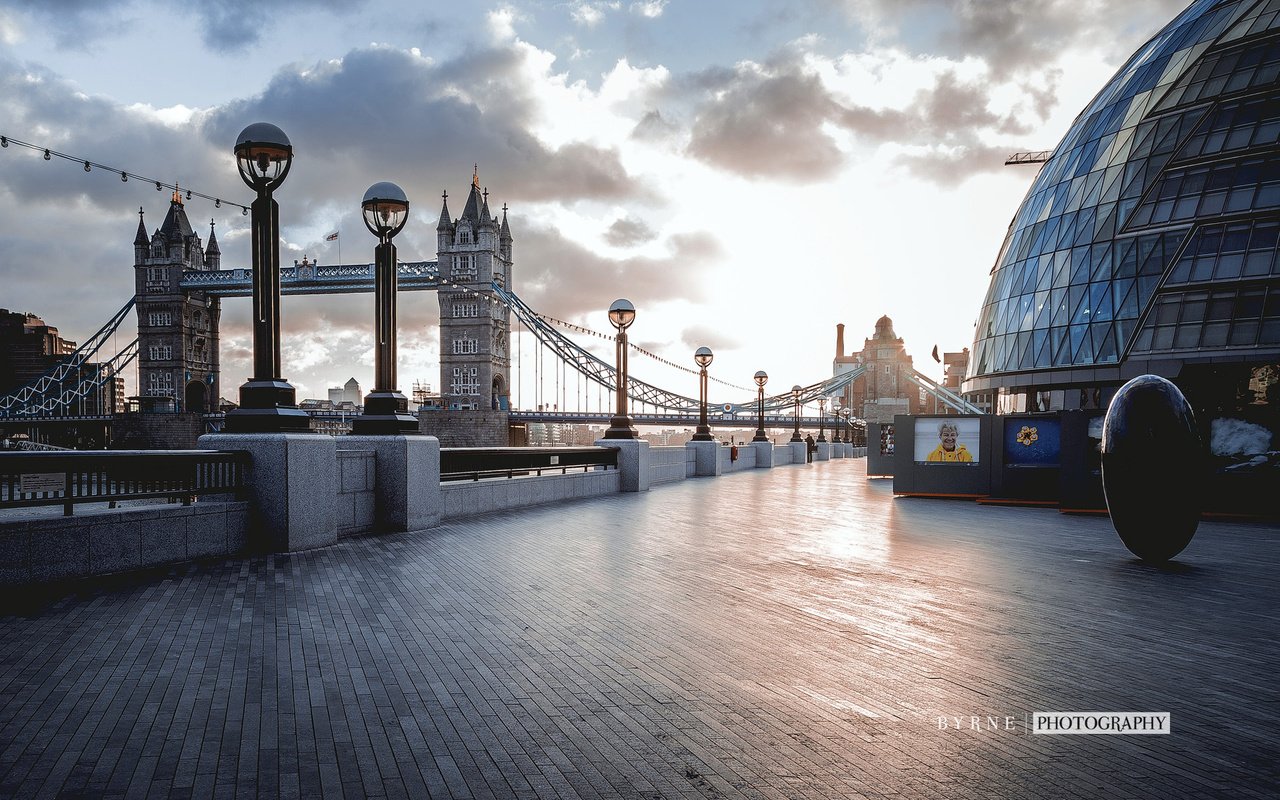 Обои мост, лондон, англия, набережная, bridge, london, england, promenade разрешение 1920x1200 Загрузить