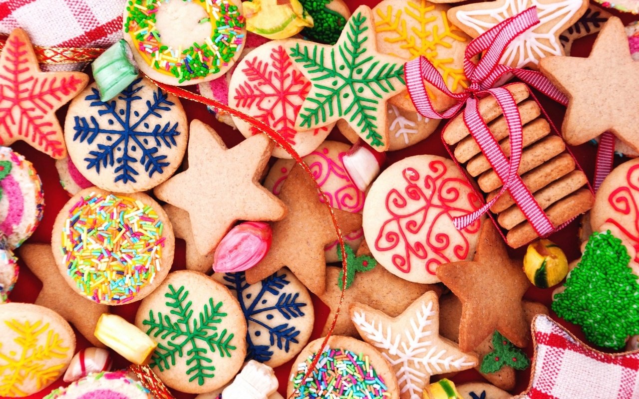 Обои сладкое, печенье, выпечка, новогоднее, елочная, baking, фигурное, sweet, cookies, cakes, christmas, figure разрешение 1920x1200 Загрузить