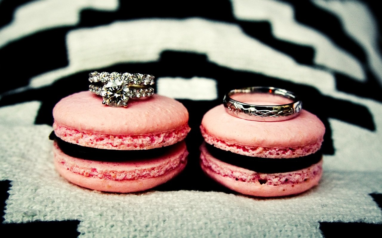 Обои кольца, свадьба, праздник, макарун, ring, wedding, holiday, macaron разрешение 4256x2825 Загрузить