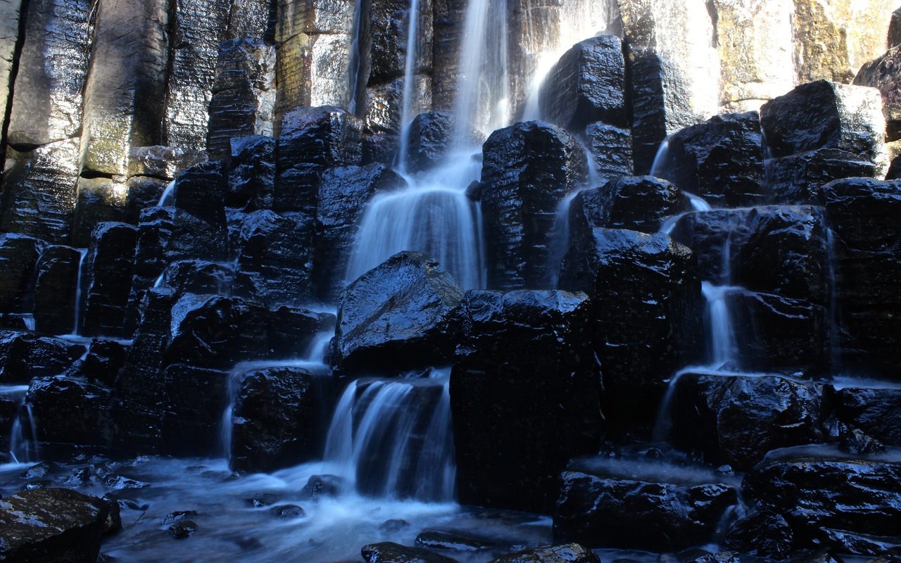 Обои скалы, природа, водопад, мексика, rocks, nature, waterfall, mexico разрешение 5184x3456 Загрузить