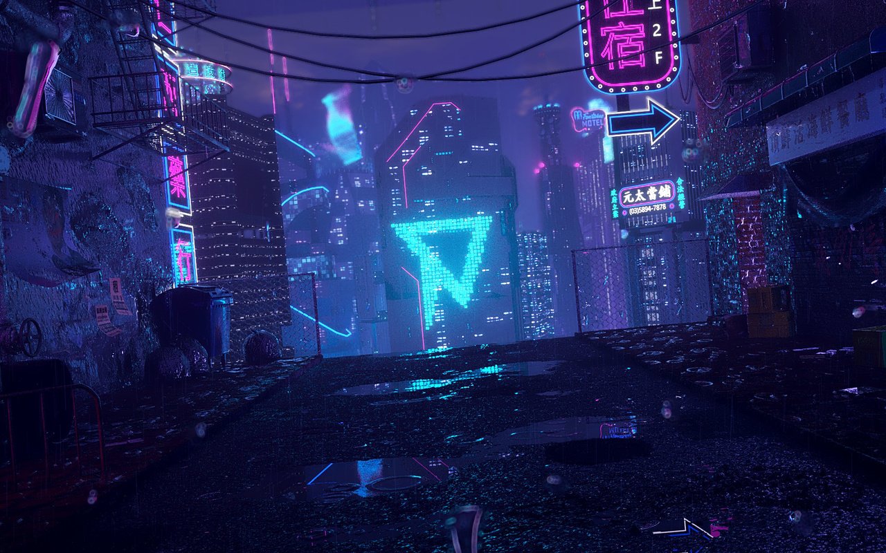 Обои киберпанк, cyberpunk разрешение 1920x1080 Загрузить