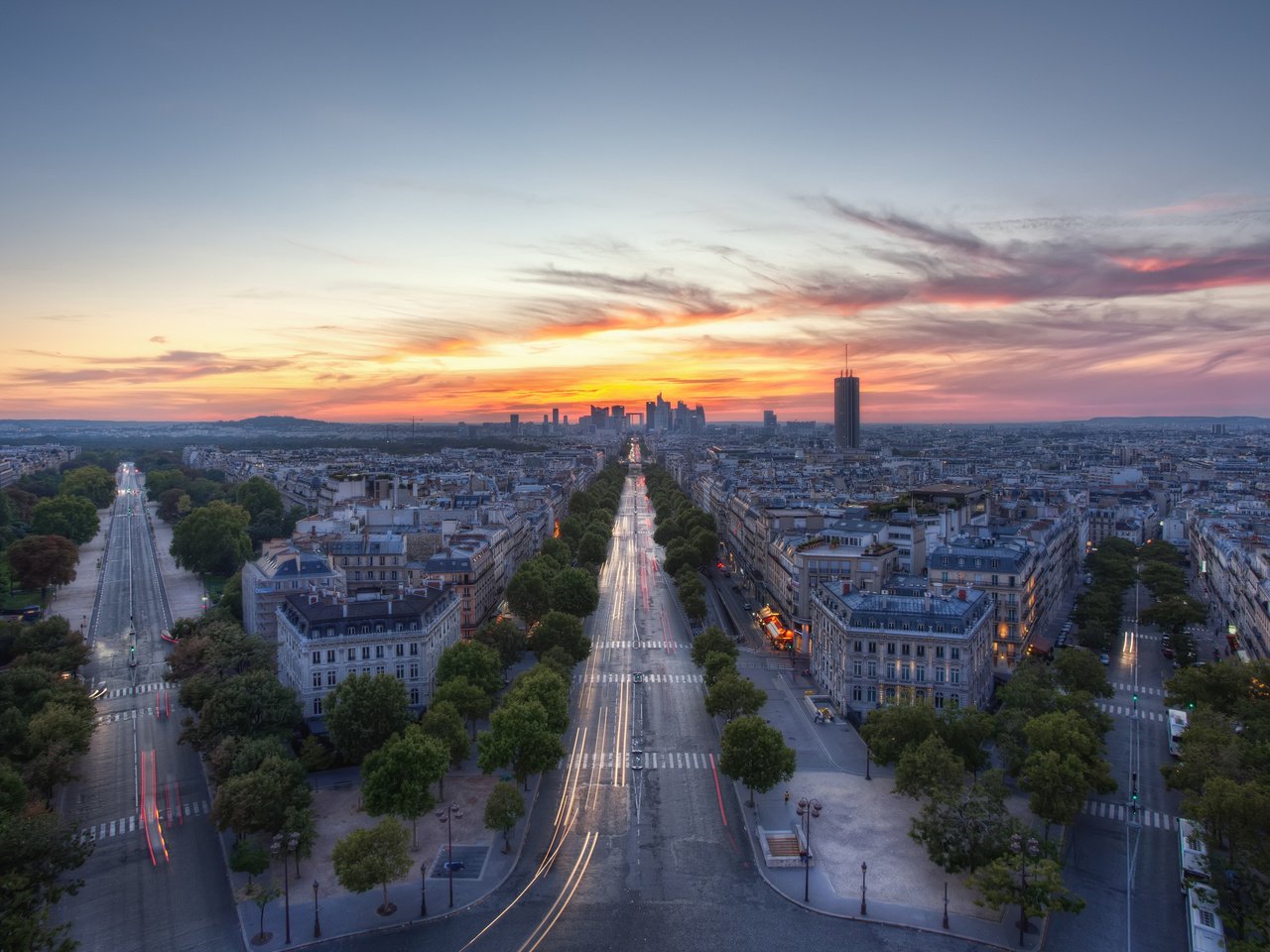 Обои париж, франция, вид с триумфальной арки, paris, france, the view from the arc de triomphe разрешение 2048x1365 Загрузить