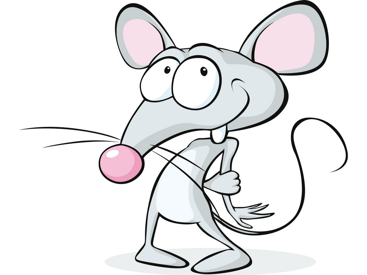 Обои арт, фон, белый, мышка, мышонок, art, background, white, mouse разрешение 1920x1200 Загрузить