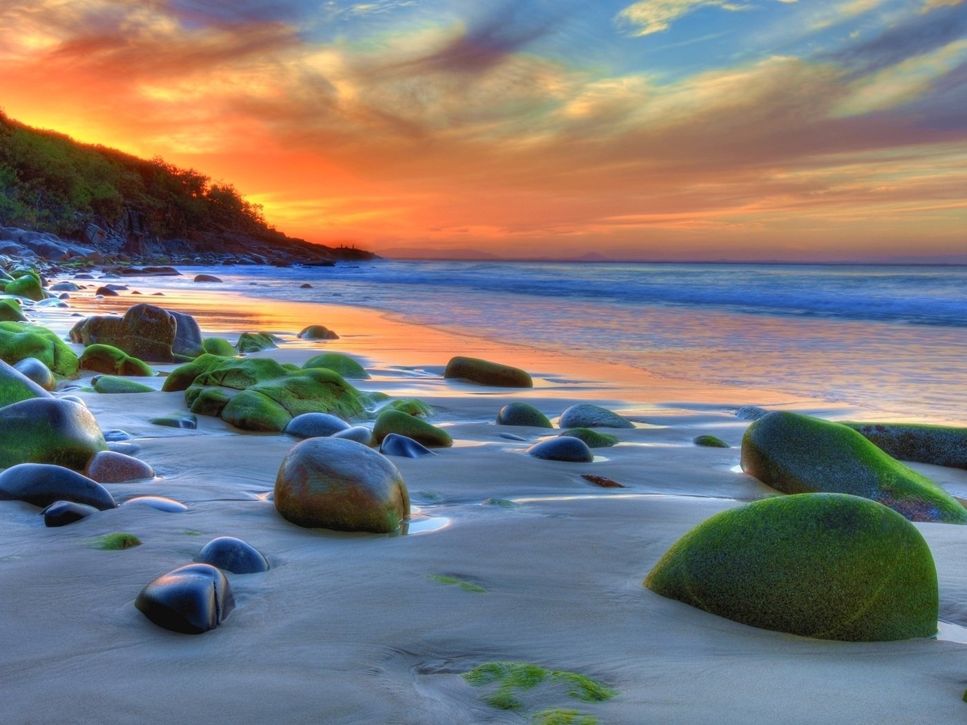 Обои камни, пляж, тропики, stones, beach, tropics разрешение 1920x1080 Загрузить