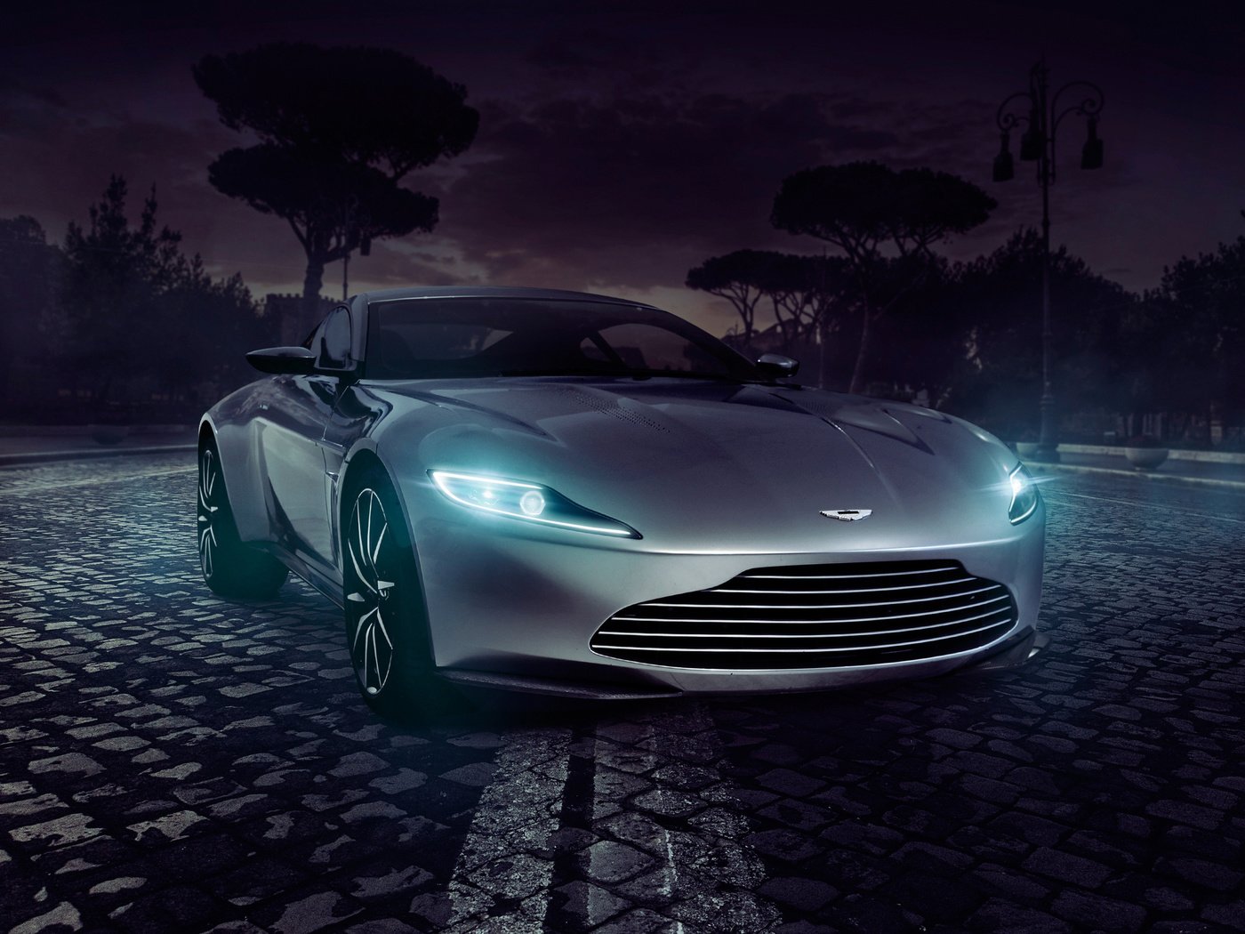 Обои ночь, авто, фары, астон мартин, темно, night, auto, lights, aston martin, dark разрешение 2500x1563 Загрузить