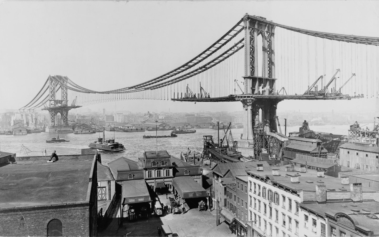 Обои мост, стройка, бруклин, bridge, construction, brooklyn разрешение 3744x2256 Загрузить