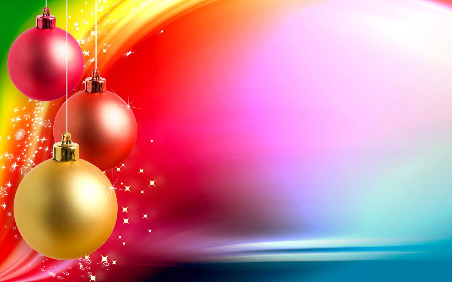 Обои новый год, шары, разноцветные, шарики, елочная игрушка, new year, balls, colorful, christmas toy разрешение 1920x1200 Загрузить
