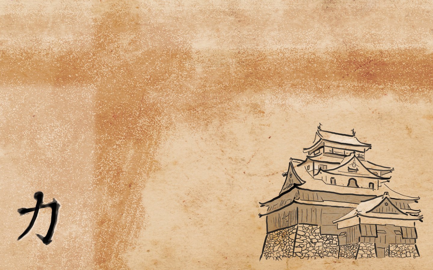 Обои рисунок, япония, форт, figure, japan, fort разрешение 1920x1080 Загрузить