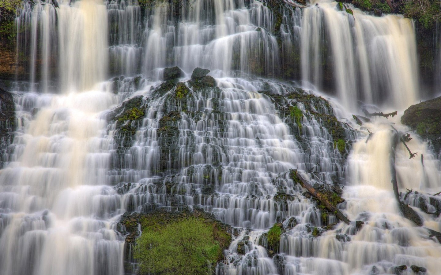 Обои вода, природа, скала, водопад, water, nature, rock, waterfall разрешение 1920x1080 Загрузить