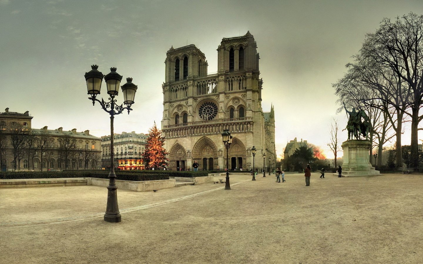 Обои париж, франция, собор парижской богоматери, paris, france, notre dame cathedral разрешение 1920x1200 Загрузить