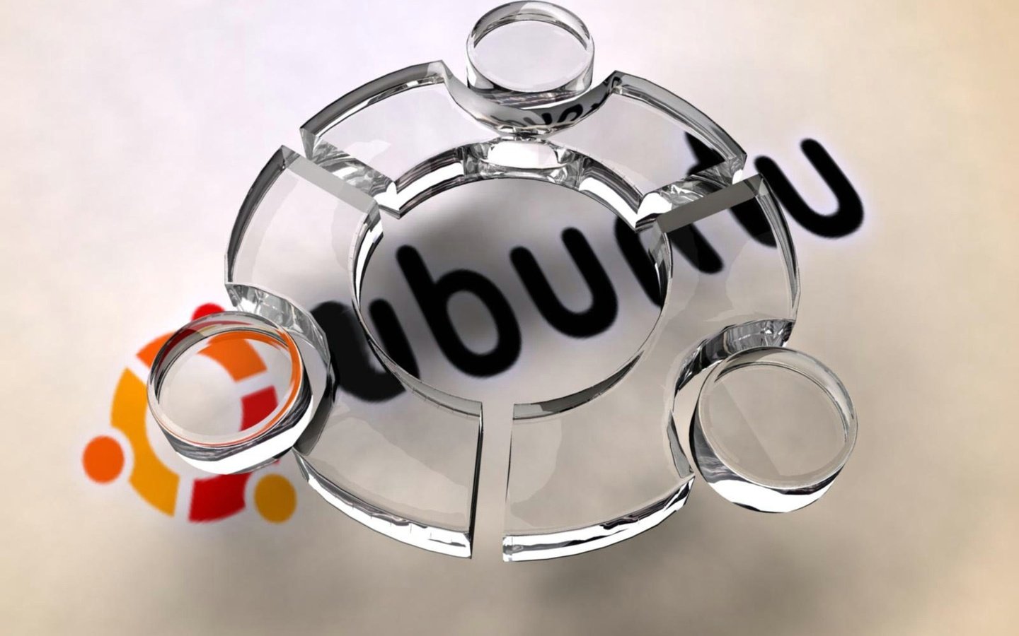 Обои ubuntu в стекле лого, ubuntu glass logo разрешение 1984x1488 Загрузить