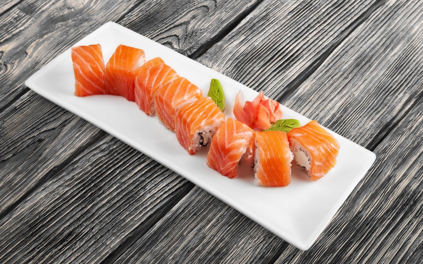 Обои суши, роллы, японская кухня, sushi, rolls, japanese cuisine разрешение 2880x1800 Загрузить