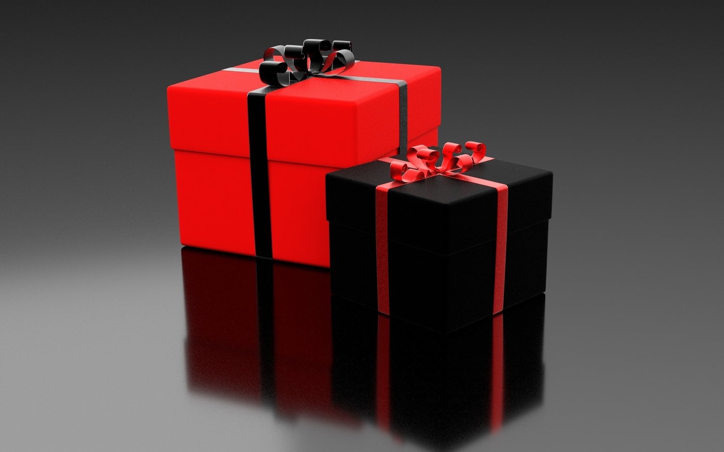 Обои подарки, черный, красный, ленты, коробки, gifts, black, red, tape, box разрешение 3000x1968 Загрузить