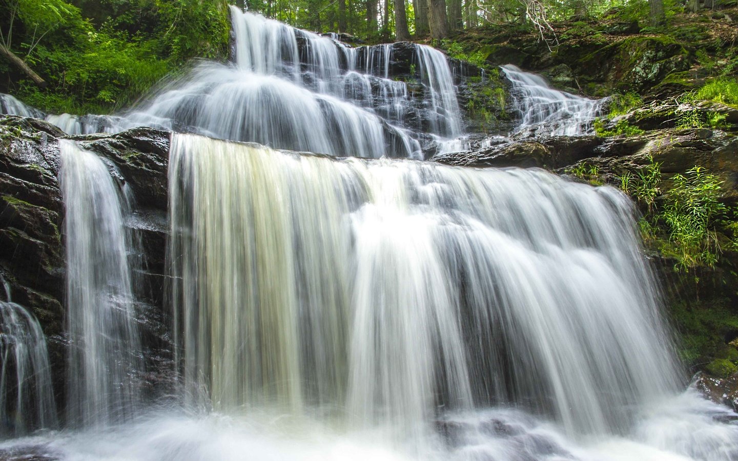 Обои вода, водопад, поток, water, waterfall, stream разрешение 3600x2400 Загрузить