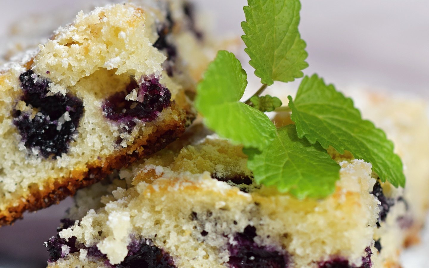 Обои черника, выпечка, бисквит, сахарная пудра, пирог, blueberries, cakes, biscuit, powdered sugar, pie разрешение 3000x3000 Загрузить