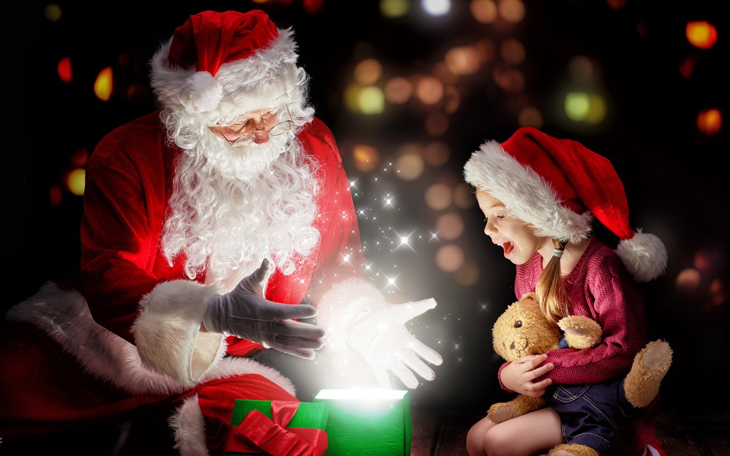 Обои новый год, подарки, девочка, праздники, рождество, плюшевый мишка, санта, санта-клаус, new year, gifts, girl, holidays, christmas, teddy bear, santa, santa claus разрешение 7000x4998 Загрузить