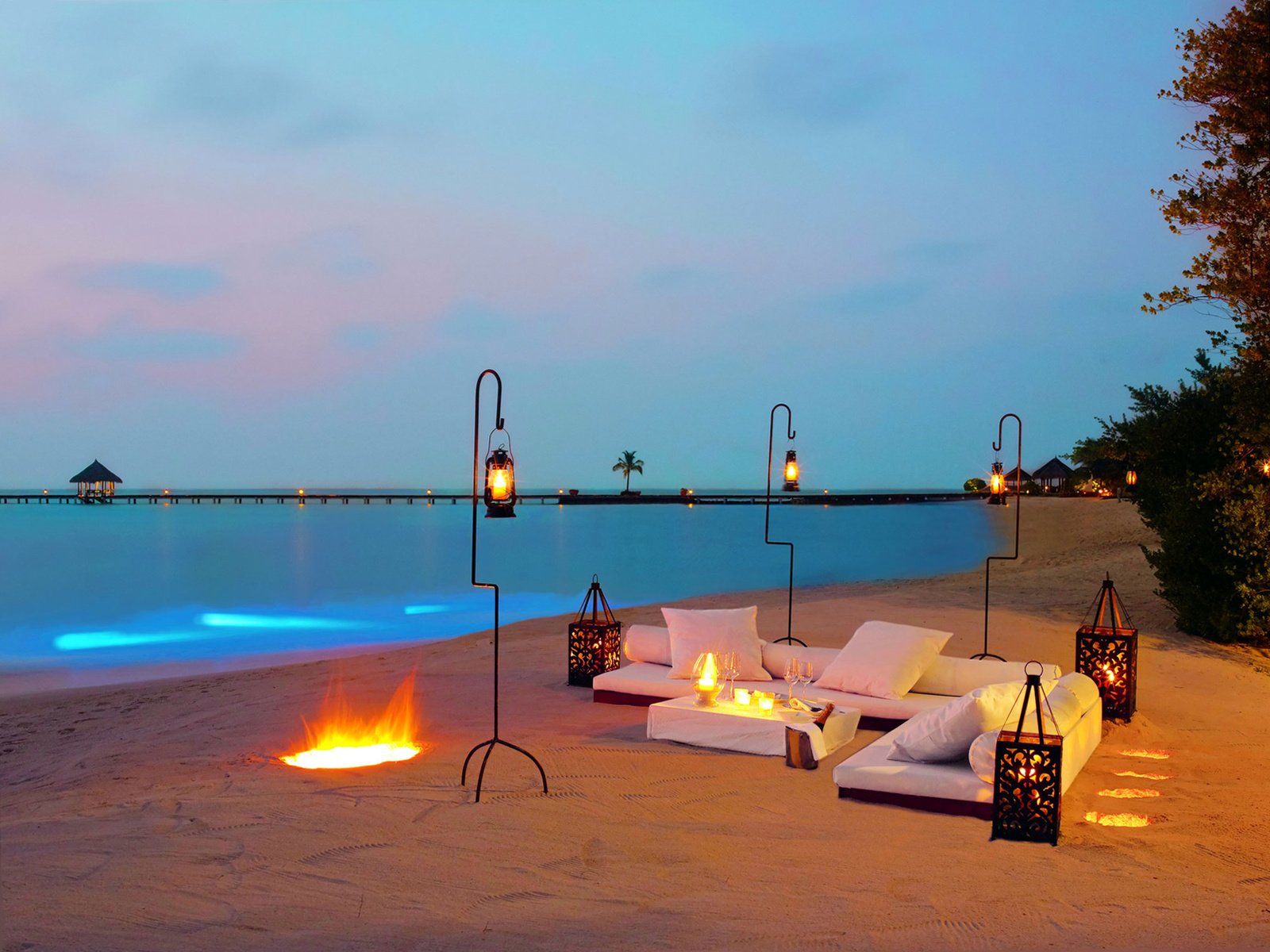 Обои вечер, пляж, тропики, мальдивы, the evening, beach, tropics, the maldives разрешение 1920x1442 Загрузить
