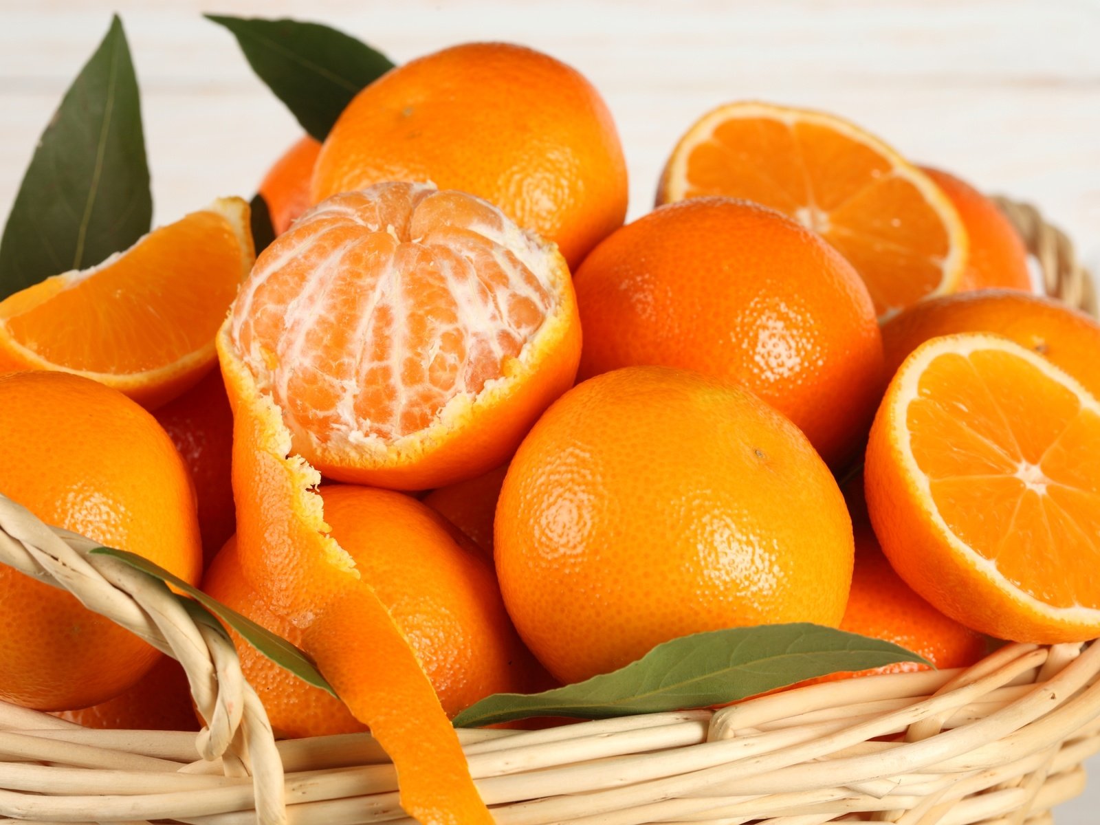 Обои фрукты, апельсины, корзинка, цитрусы, fruit, oranges, basket, citrus разрешение 3000x2000 Загрузить