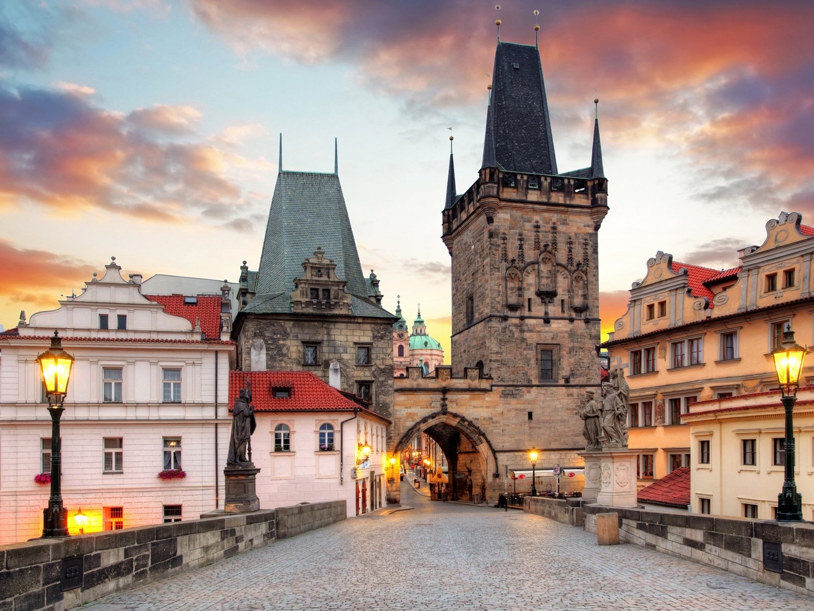 Обои прага, карлов мост, чехия, старый замок, prague, charles bridge, czech republic, the old castle разрешение 2880x1800 Загрузить