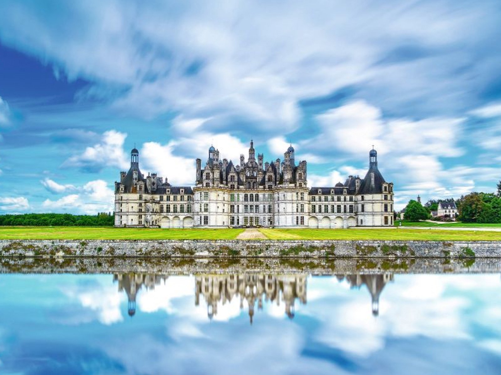 Обои замок, франция, chateau de chambord, шато, шамбор, castle, france, chateau, chambord разрешение 1920x1200 Загрузить