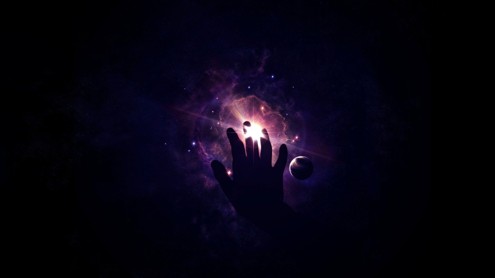Обои свет, рука, планета, light, hand, planet разрешение 2560x1600 Загрузить
