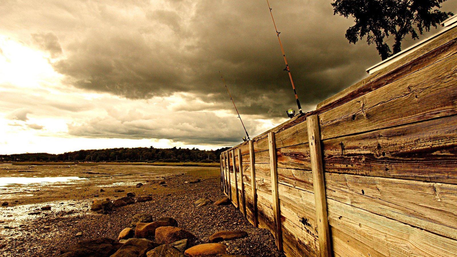 Обои море, забор, рыбалка, sea, the fence, fishing разрешение 1920x1440 Загрузить