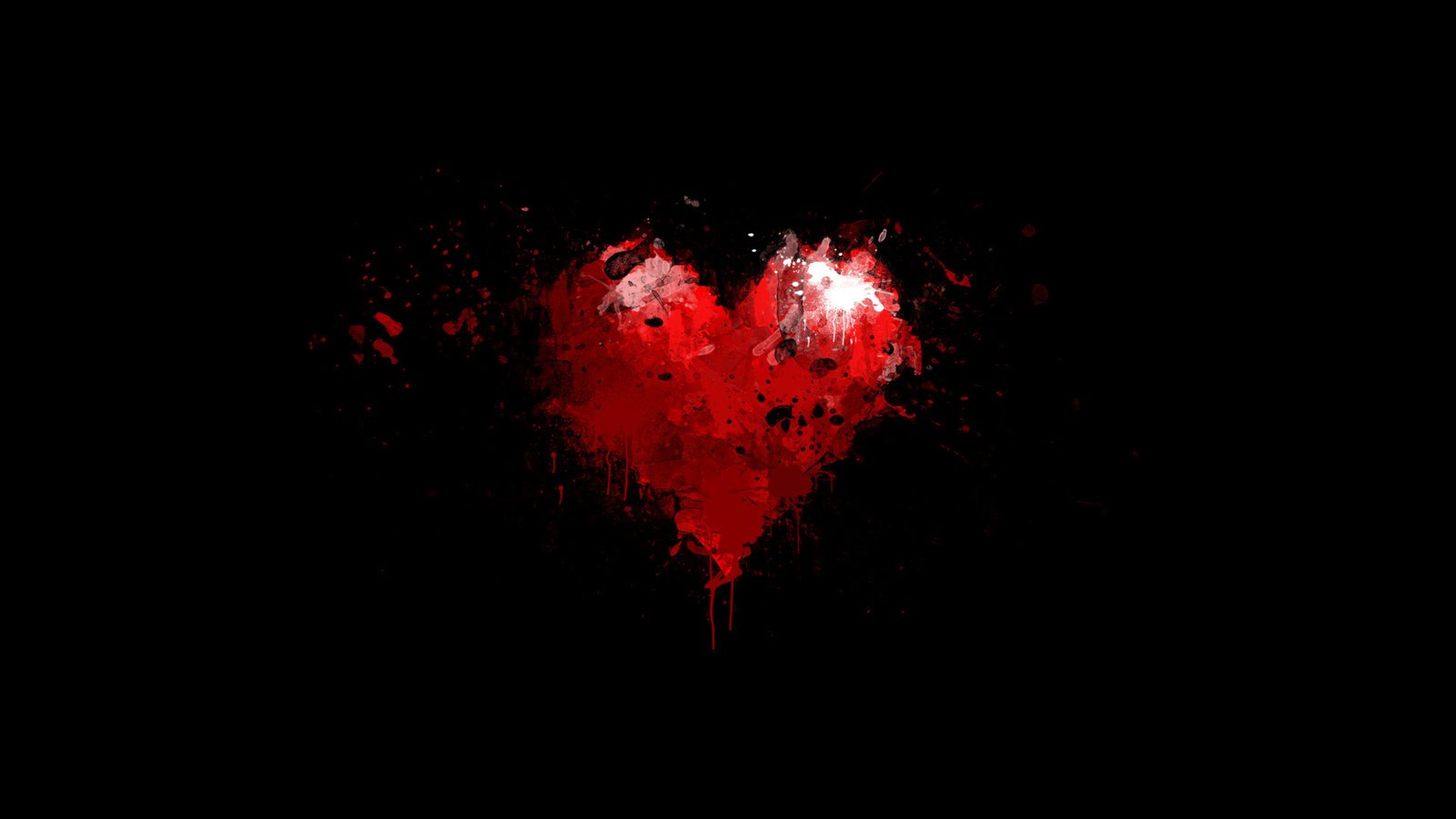 Обои фон, капли, черный, краска, сердце, минимализм, красное, background, drops, black, paint, heart, minimalism, red разрешение 1920x1080 Загрузить