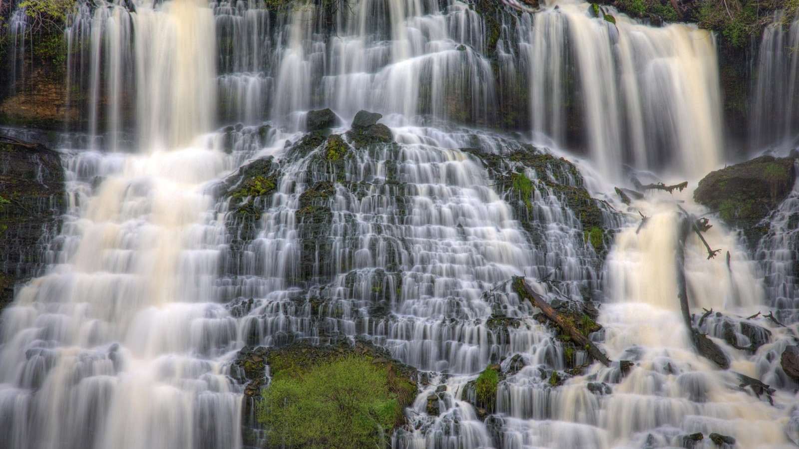 Обои вода, природа, скала, водопад, water, nature, rock, waterfall разрешение 1920x1080 Загрузить