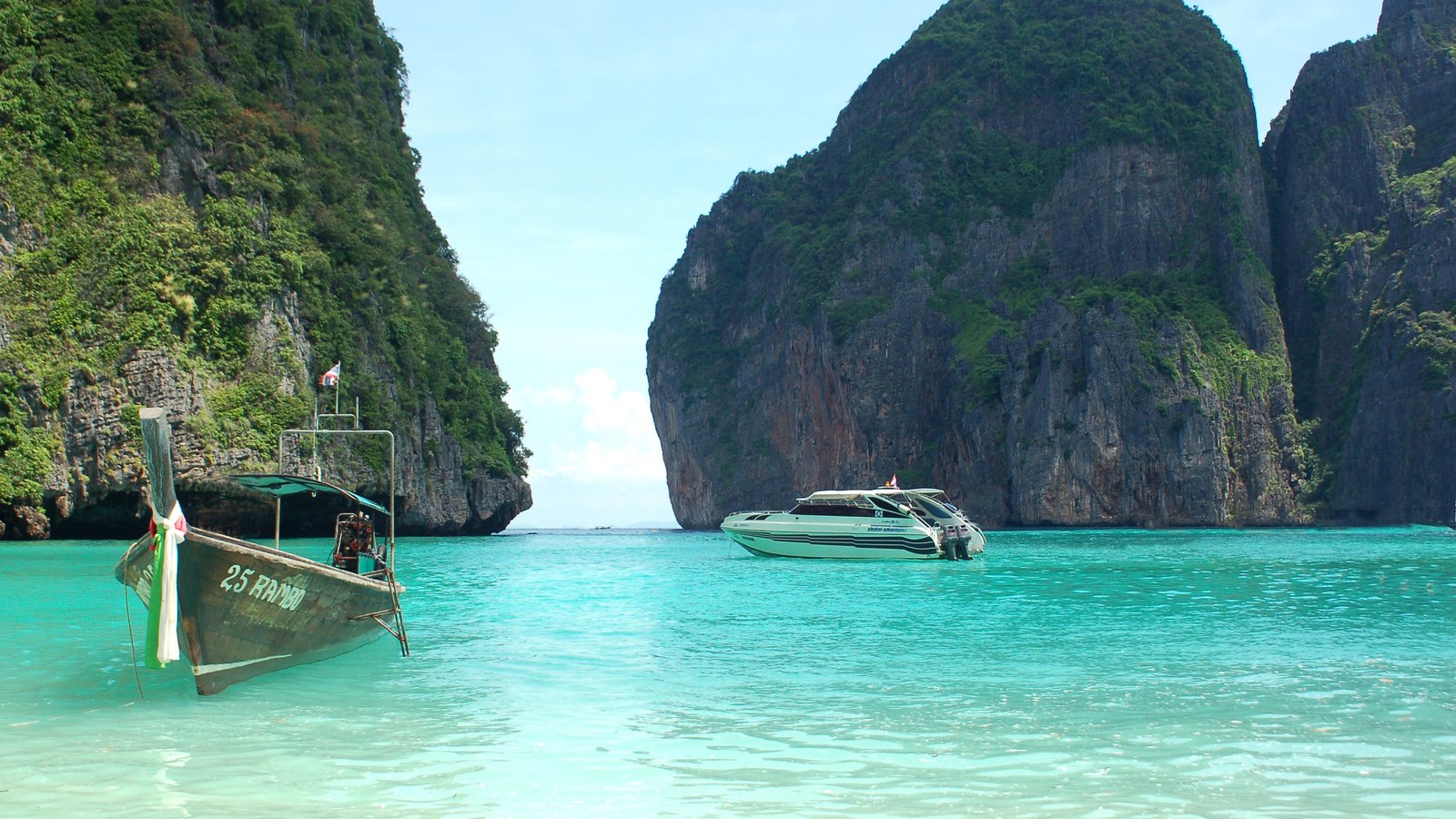 Обои скалы, лодки, таиланд, тропики, rocks, boats, thailand, tropics разрешение 3008x2000 Загрузить