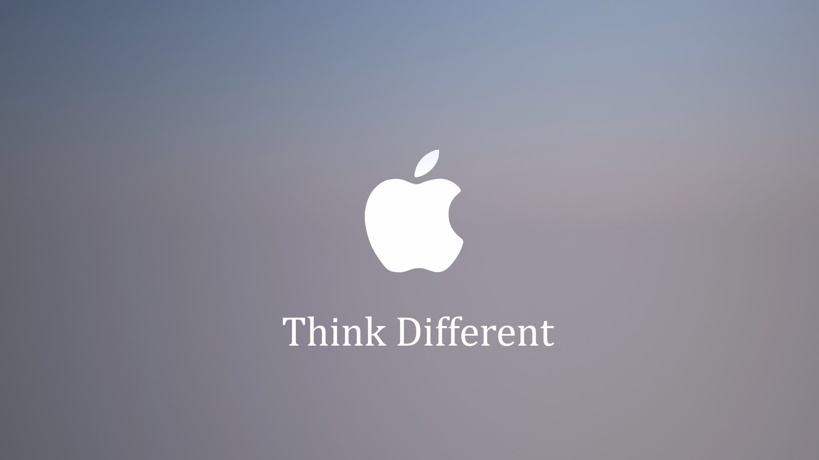 Обои яблоко, think different, слоган., эппл, apple, slogan. разрешение 3840x2160 Загрузить