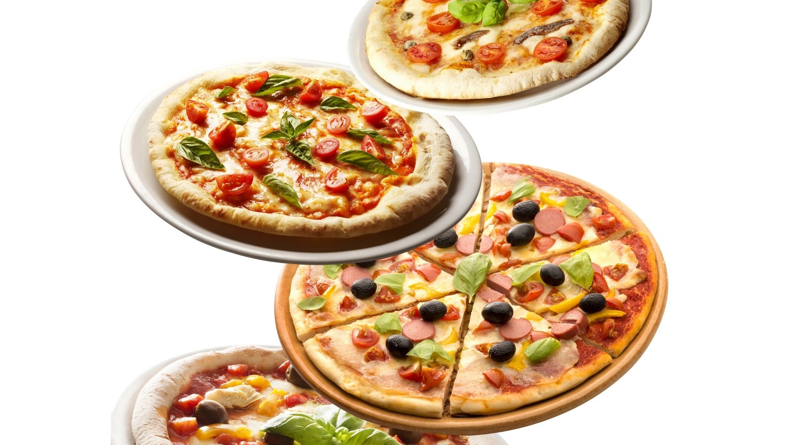 Обои грибы, сыр, колбаса, помидоры, оливки, пицца, mushrooms, cheese, sausage, tomatoes, olives, pizza разрешение 2880x2192 Загрузить