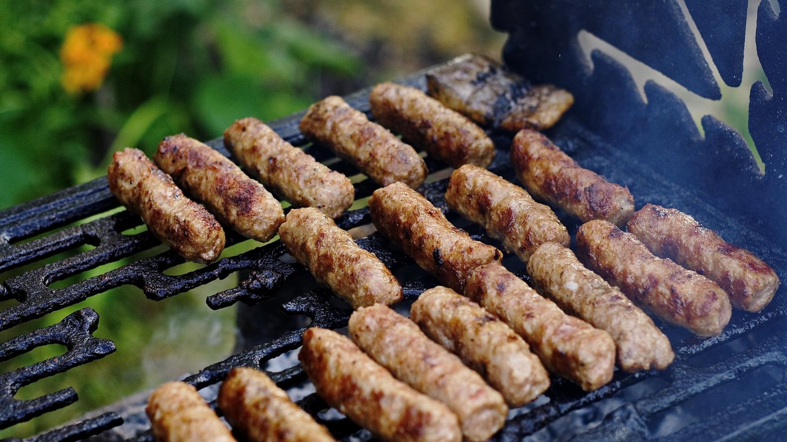 Обои мясо, гриль, колбаски, барбекю, meat, grill, sausages, bbq разрешение 3888x2592 Загрузить