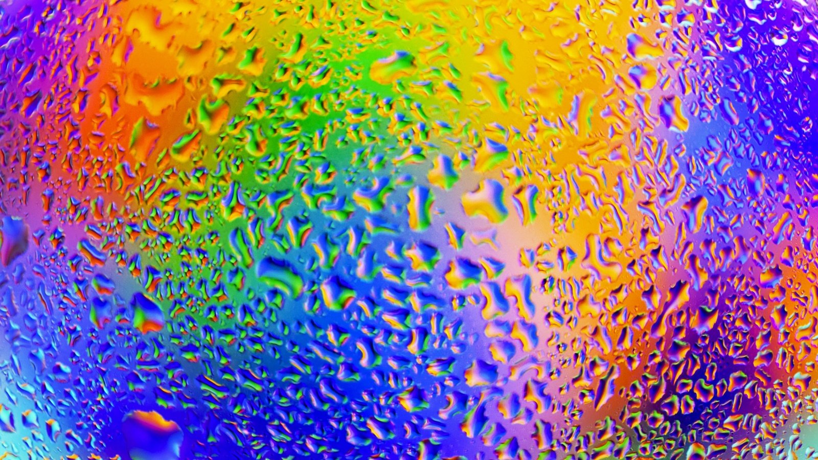 Обои вода, капли, разноцветные, радуга, стекло, капли воды, water, drops, colorful, rainbow, glass, water drops разрешение 3210x2455 Загрузить